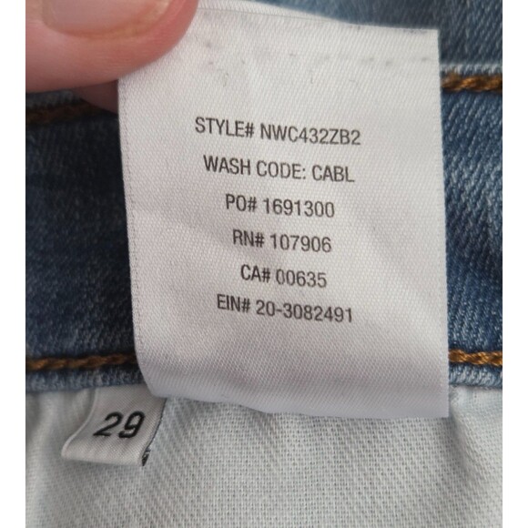 Hudson Jeans Women's Size 29" Denim Light Washed Blue Harkin Crop Super Skinny - Picture 7 of 7